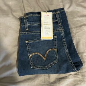 Levi's Blue Straight Leg Jeans with Timeless Style